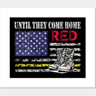 RED Friday Remember Everyone deployed every friday Posters and Art